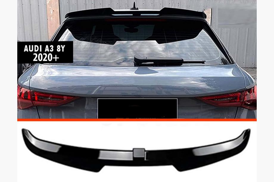 Audi A3 2020– DPT V-1 spoiler (HB, hoogglans zwart) Image