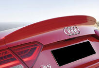 Audi A5 2007–2015 Spoiler DPT V-2 (voor Sedan, hoogglans zwart) foto 1