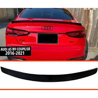 DPT V-2 spoiler (2016-2021, Coupe/Sedan, hoogglans zwart)