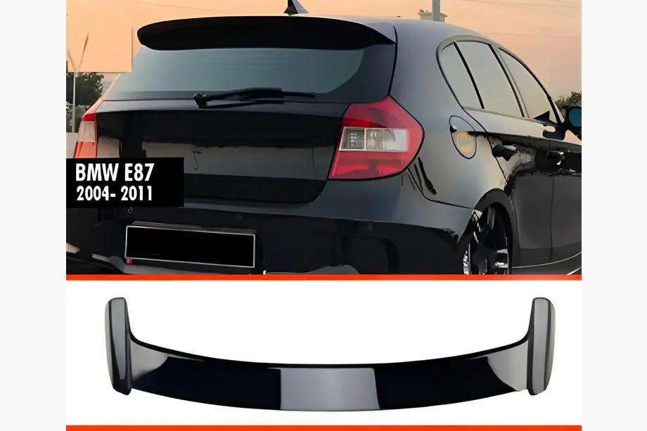 BMW 1 Serie E81/E82/E87/E88 2004–2011 DPT spoiler (voor E81/E87, glanzend zwart) Image