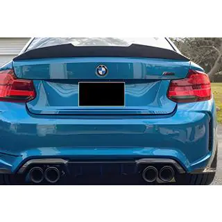 PSM-style spoiler (voor F22, hoogglans zwart) foto 1