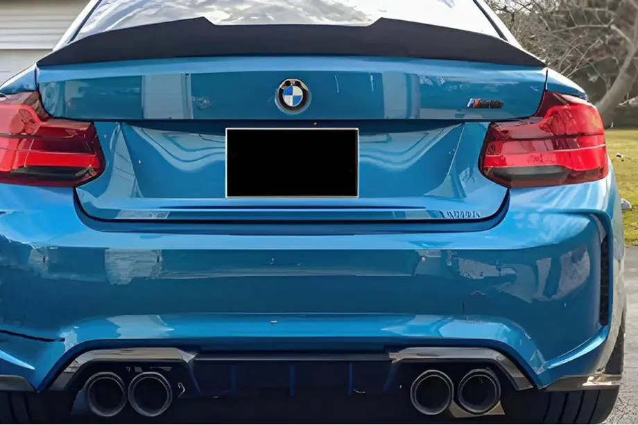 BMW 2-serie F22/F23 2014–2021 PSM-style spoiler (voor F22, hoogglans zwart) Image