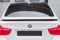 BMW 3-serie E90/E91 2005–2011 M3-Style spoiler (voor E90, hoogglans zwart) foto 4