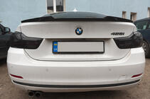 BMW 4 Serie F32/F33/F36 2012–2020 PSM-style spoiler (voor F32, hoogglans zwart) foto 9