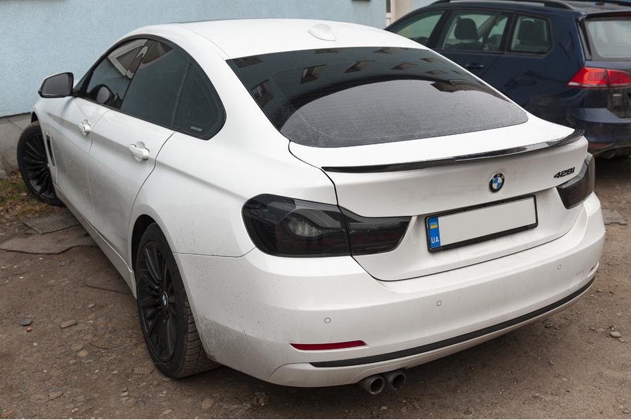 BMW 4 Serie F32/F33/F36 2012–2020 PSM-style spoiler (voor F32, hoogglans zwart) Image