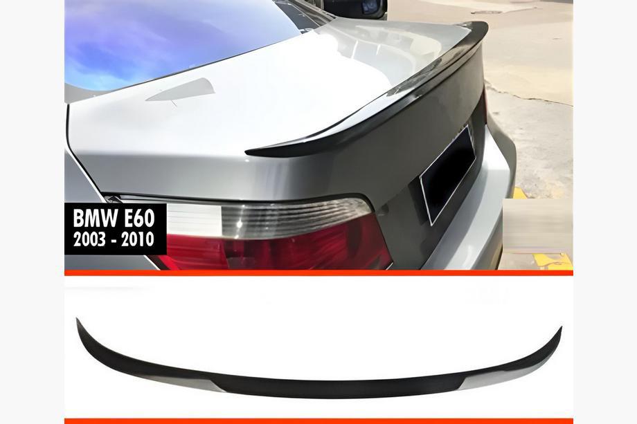 BMW 5 Serie E60/E61 2003–2010 MP-Style spoiler (hoogglans zwart) Foto 1