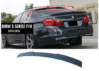 BMW 5 Serie F10/F11 2010–2016 M4-Style V1 spoilerlip (voor F10, hoogglans zwart) foto 1