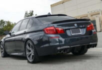 BMW 5 Serie F10/F11 2010–2016 M4-Style V1 spoilerlip (voor F10, hoogglans zwart) foto 4
