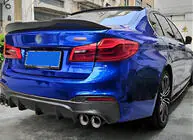 BMW 5 Serie G30/G31 2017–2023 PSM-stijl spoiler (hoogglans zwart) foto 1