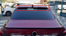 Fiat Tipo 2016– Achterruitspoiler DPT (hoogglans zwart) foto 1
