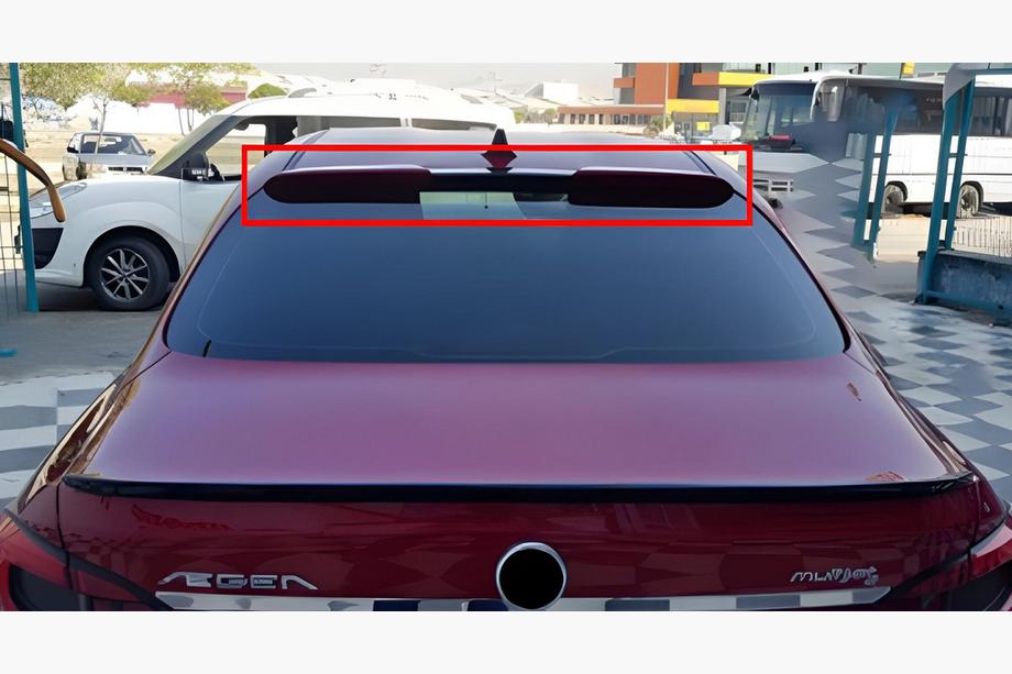 Fiat Tipo 2016– Achterruitspoiler DPT (hoogglans zwart) Image
