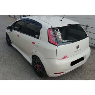 DPT spoiler (hoogglans zwart) Fiat Punto Grande/EVO 2006–2018 foto 1