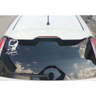 DPT spoiler (hoogglans zwart) Fiat Punto Grande/EVO 2006–2018 foto 2