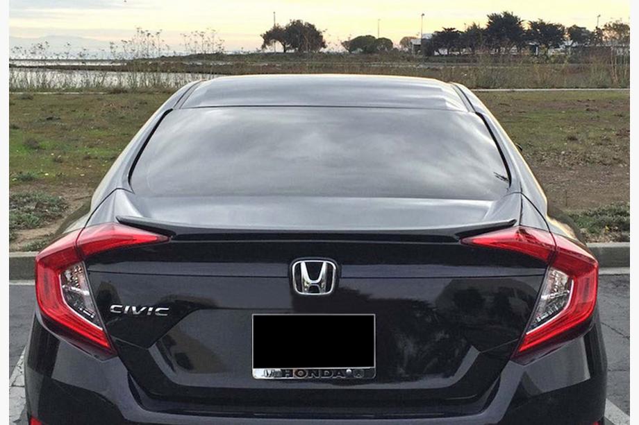 Honda Civic Sedan X 2016–2021 DPT spoiler (spuitklaar) Image