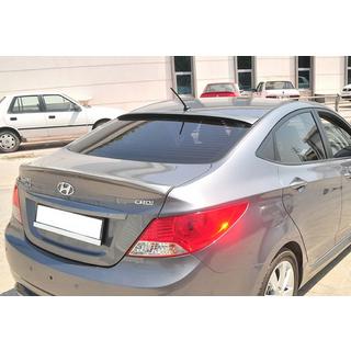 DPT spoiler (hoogglans zwart) Hyundai Accent 2011–2017 foto 4
