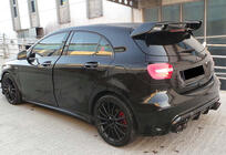 Mercedes A-Klasse W176 2012–2018 Spoiler DPT V-1 (hoogglans zwart) foto 4