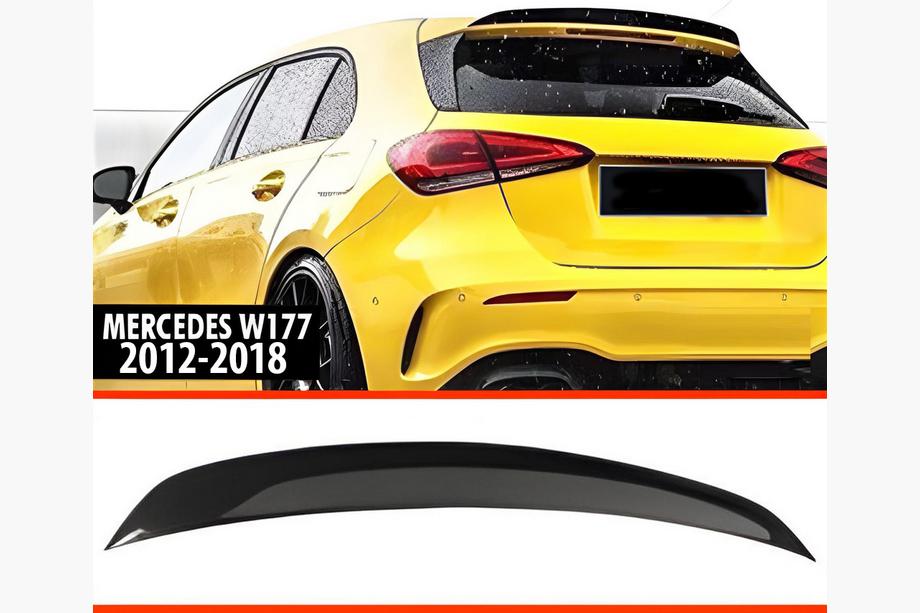 Mercedes A-Klasse W176 2012–2018 Spoiler DPT V-4 (glanzend zwart) Image