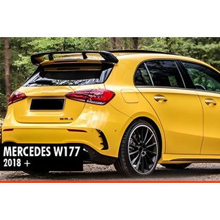Spoiler DPT V-1 (hoogglans zwart) Mercedes A-Klasse W177 2018–