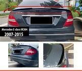 Mercedes C-klasse W204 2007–2015 Spoiler DPT V-1 (hoogglans zwart) foto 1