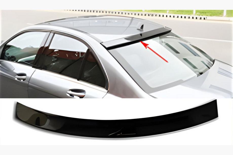 Mercedes C-klasse W204 2007–2015 Spoiler DPT V-1 (glanzend zwart) Image
