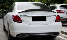 Mercedes C-klasse W205 2014–2021 Spoiler DPT V-2 (hoogglans zwart) foto 1