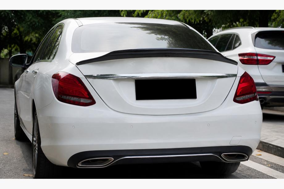Mercedes C-klasse W205 2014–2021 Spoiler DPT V-2 (hoogglans zwart) Image