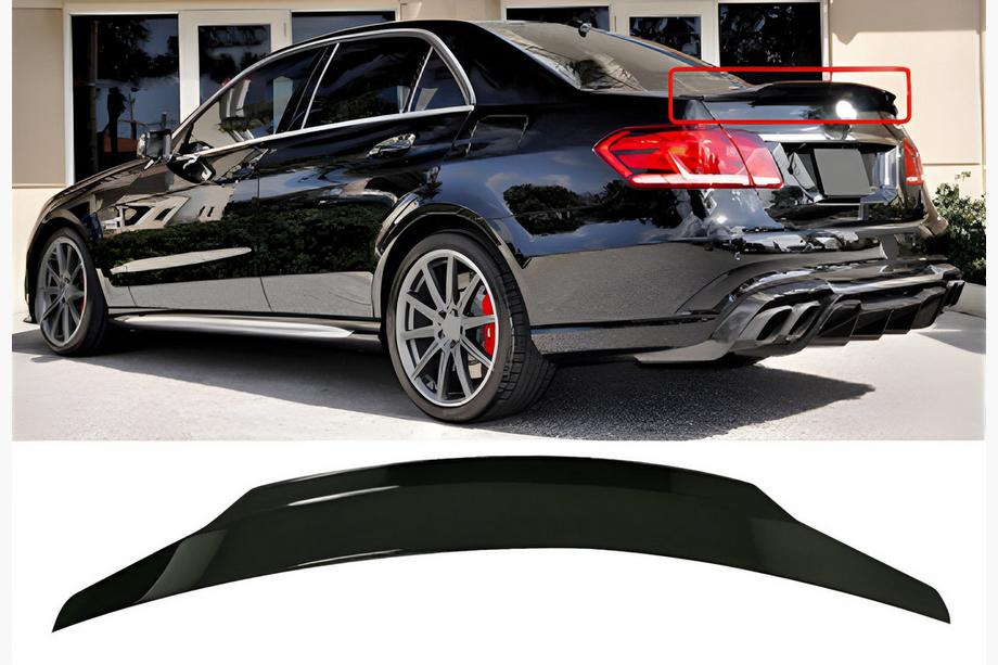 Mercedes E-klasse W212 2009–2016 Spoiler DPT V-2 (hoogglans zwart) Image