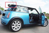 Mini Cooper R50/52/53 2000–2006 DPT spoiler (hoogglans zwart) foto 2