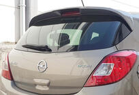 Opel Corsa D 2007–2014 DPT spoiler (hoogglans zwart) foto 1