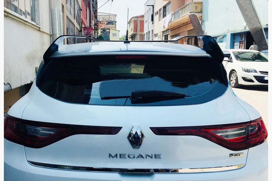 Renault Megane IV 2016–2025 Spoiler DPT (HB, hoogglans zwart) Foto 2