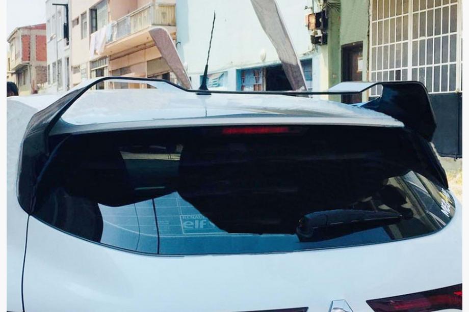Renault Megane IV 2016–2025 Spoiler DPT (HB, hoogglans zwart) Foto 3