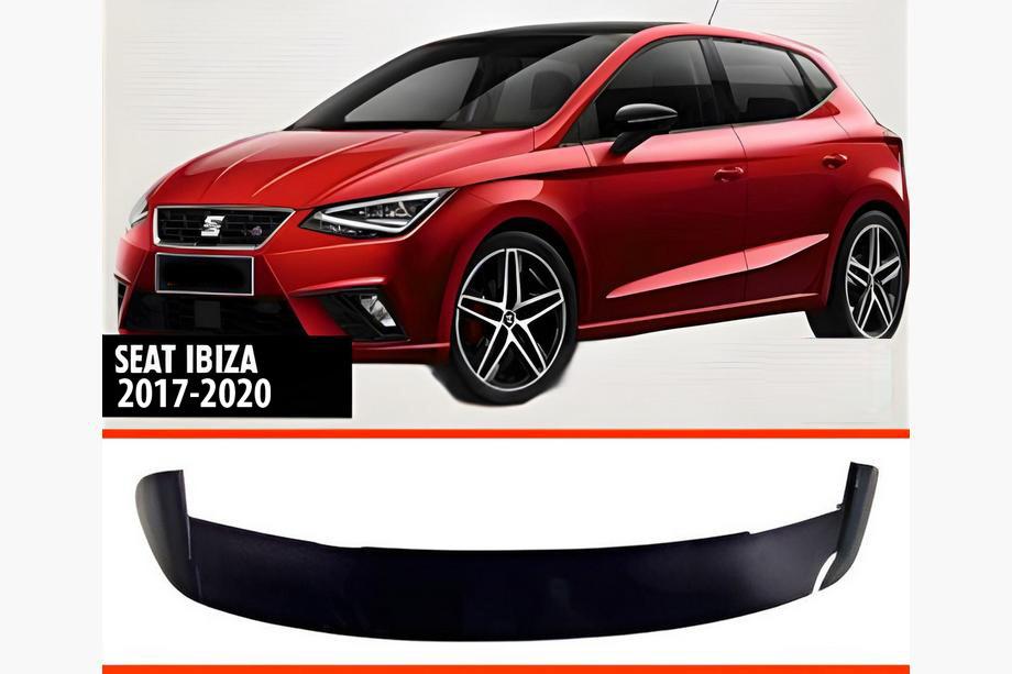 Seat Ibiza 2017– DPT spoiler (2017-2020, hoogglans zwart) Foto 1