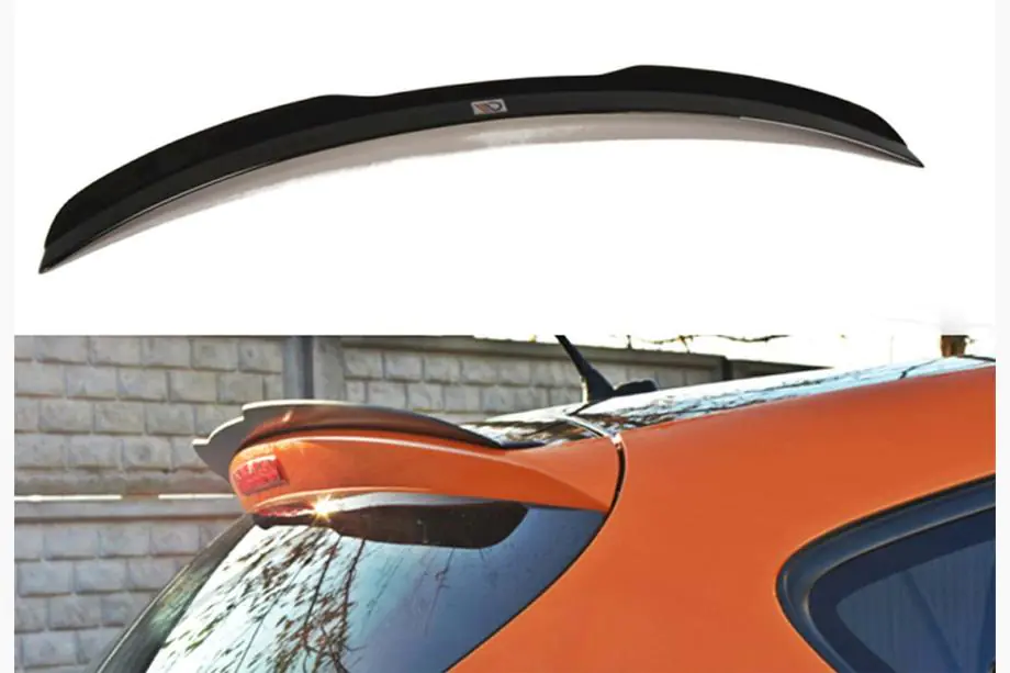 Seat Leon 2005–2012 Spoiler DPT V-1 (2009-2012, hoogglans zwart) Foto 1