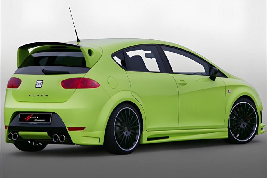Seat Leon 2005–2012 DPT V-2 spoiler (2009-2012, voor lakken) Image