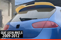 Seat Leon 2005–2012 DPT V-3 achterspoiler (2009-2012, hoogglans zwart) foto 1