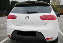 Seat Leon 2005–2012 Spoiler DPT V-4 (2009-2012, hoogglans zwart) foto 1