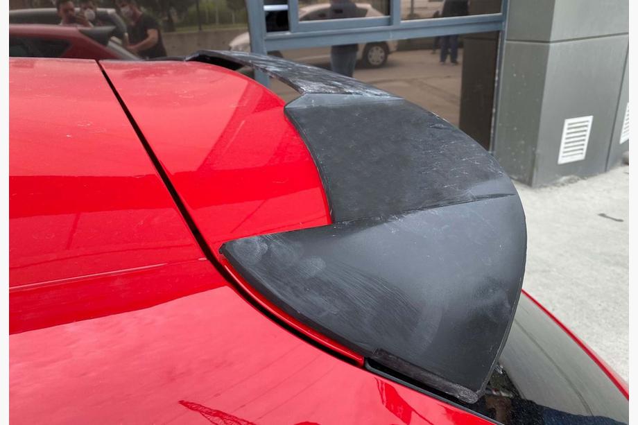 Seat Leon 2013–2020 Spoiler DPT V-5 (hoogglans zwart) Image