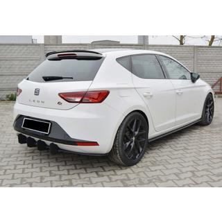 Spoiler DPT V-8 (hoogglans zwart) Seat Leon 2013–2020 foto 3