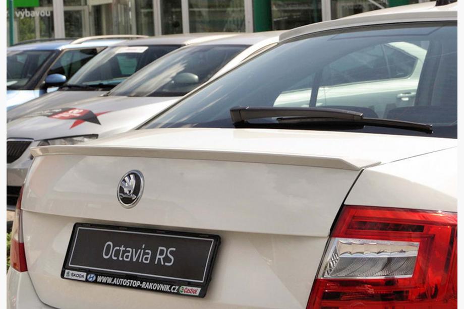 Skoda Octavia III A7 2013–2019 Spoiler DPT V-1 (Hoogglans zwart) Image