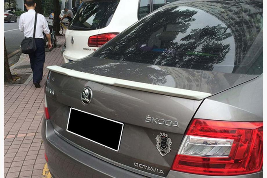 Skoda Octavia III A7 2013–2019 Spoiler DPT V-2 (hoogglans zwart) Image