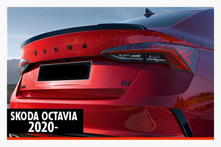Skoda Octavia IV A8 2020– Spoiler DPT V-1 (hoogglans zwart) Foto 1