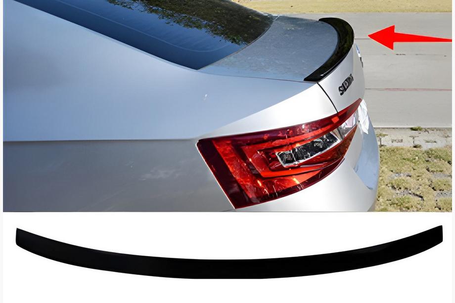 Skoda Superb 2015–2024 Spoiler DPT V-1 (2019-2024, hoogglans zwart) Image