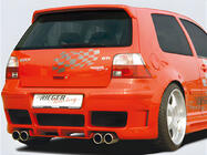 Volkswagen Golf 4 1997–2006 DPT V-2 spoiler (HB, hoogglans zwart) foto 1