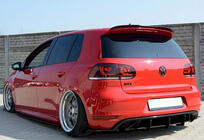Volkswagen Golf 6 2008–2014 DPT V-4 spoiler (HB, glanzend zwart) foto 4