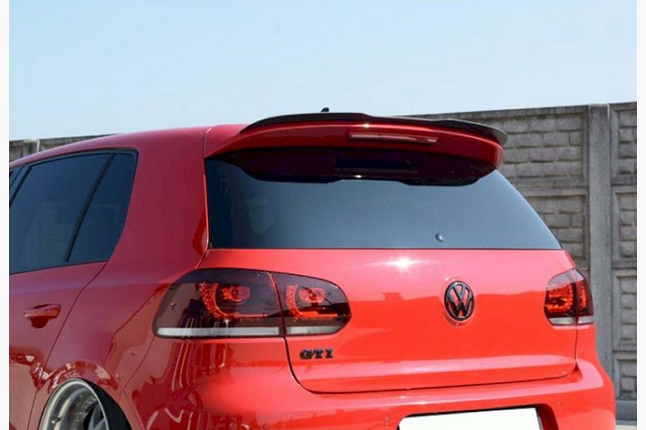 Volkswagen Golf 6 2008–2014 DPT V-4 spoiler (HB, glanzend zwart) Image