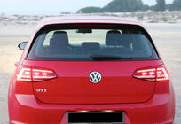 Volkswagen Golf 7/E-Golf 2012–2020 Spoiler DPT V-1 (voor GTI / R HB, hoogglans zwart) foto 4