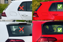 Volkswagen Golf 7/E-Golf 2012–2020 DPT V-4 spoiler (voor GTI / R HB, glanzend zwart) foto 6