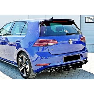 DPT V-9 spoiler (voor GTI / R HB, hoogglans zwart) Volkswagen Golf 7/E-Golf 2012–2020 foto 3