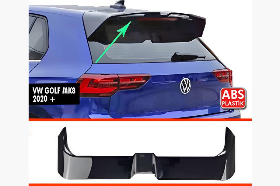 Volkswagen Golf 8 2019– DPT V-1 spoiler (HB, hoogglans zwart) Image