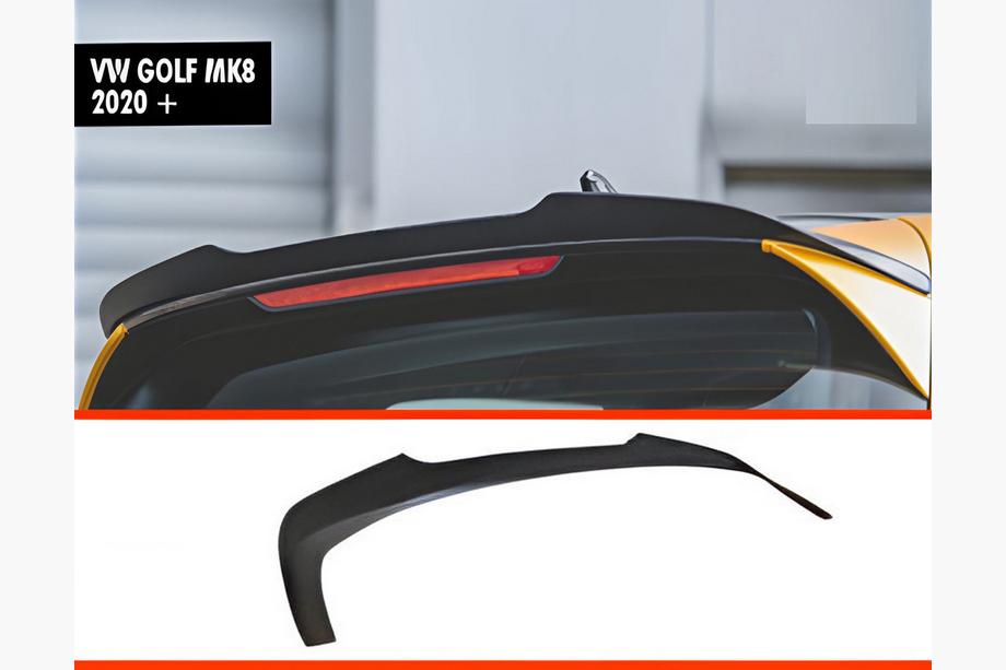 Volkswagen Golf 8 2019– DPT V-4 spoiler (HB, glanzend zwart) Image